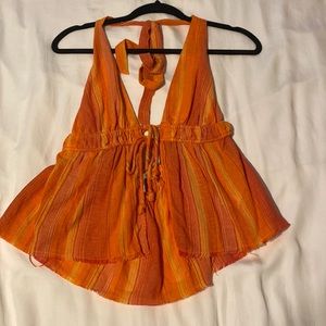 Never worn orange urban tank